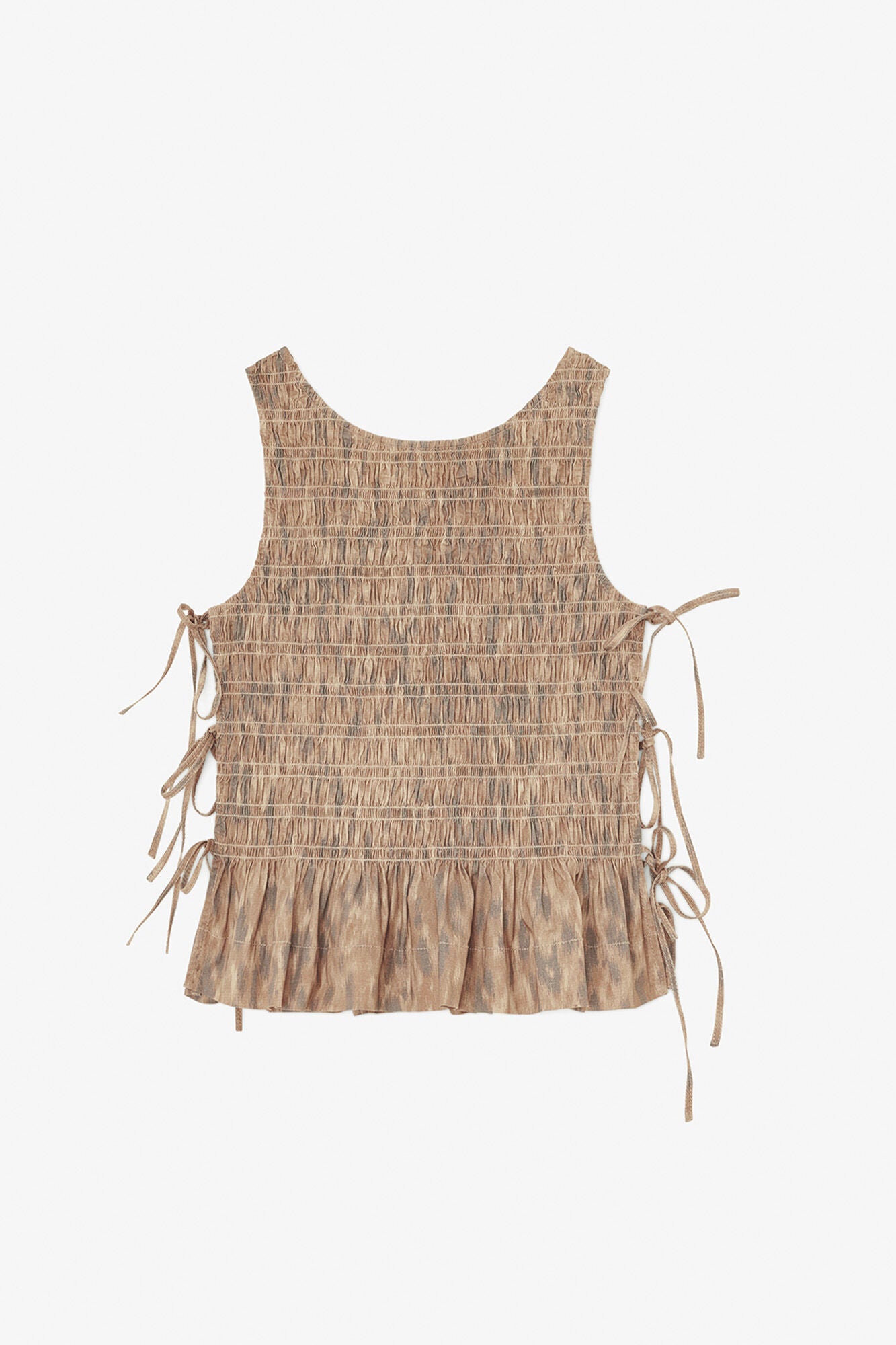 Bluse aus bedrucktem Stretchmaterial