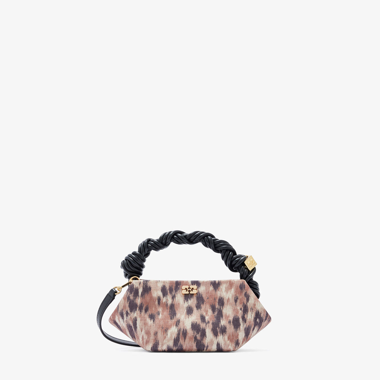 Mini-Bou-Tasche aus bedrucktem Taft