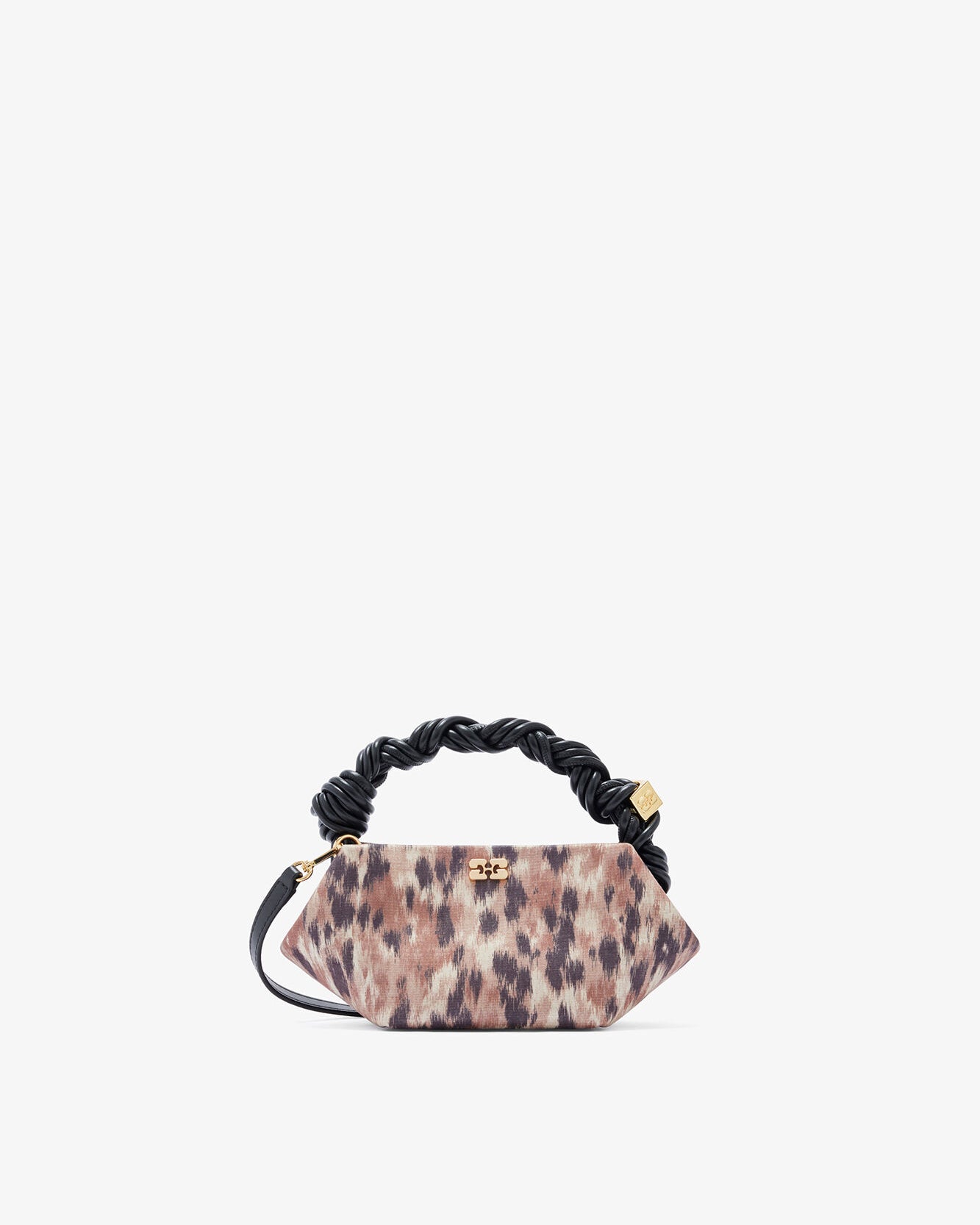 Mini-Bou-Tasche aus bedrucktem Taft