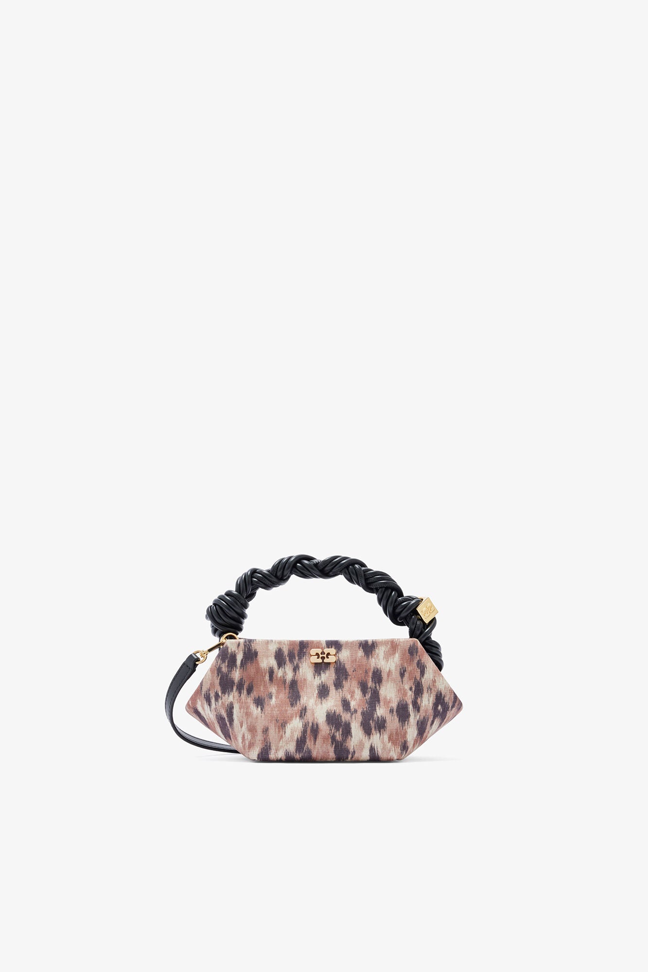 Mini-Bou-Tasche aus bedrucktem Taft