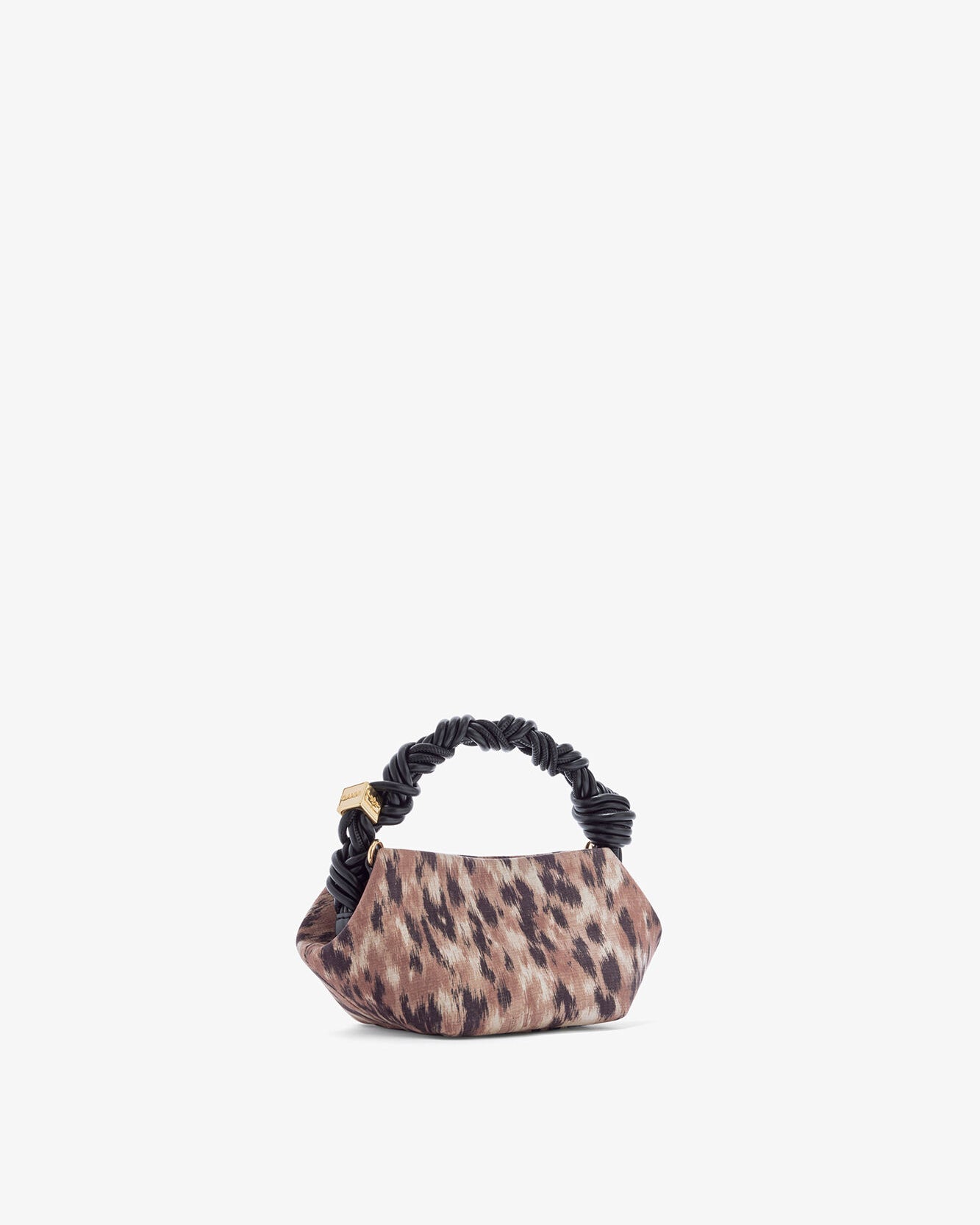 Mini-Bou-Tasche aus bedrucktem Taft