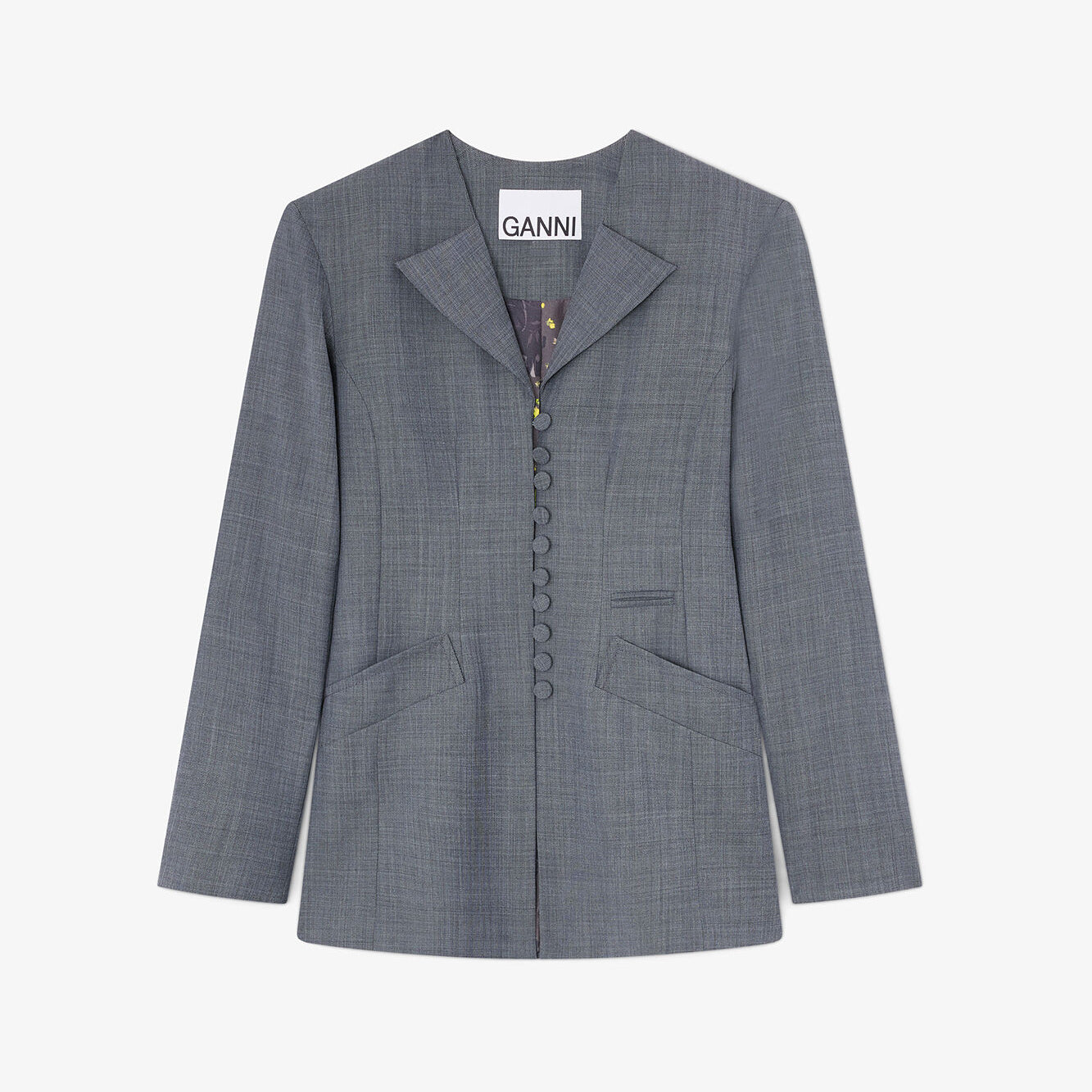 Blazer aus Wollmischung