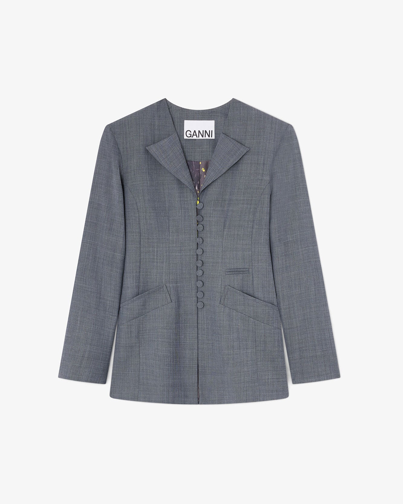Blazer aus Wollmischung