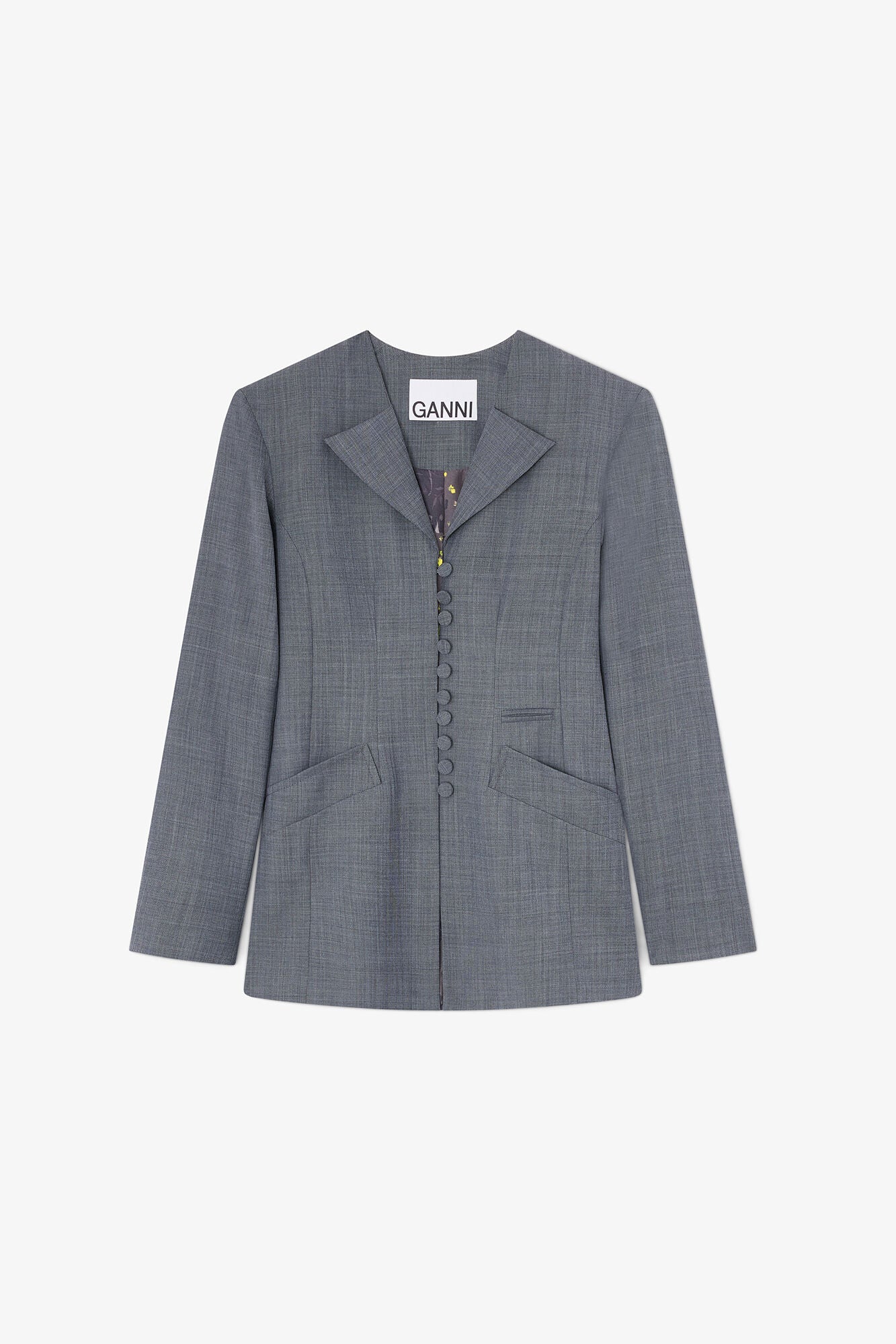 Blazer aus Wollmischung