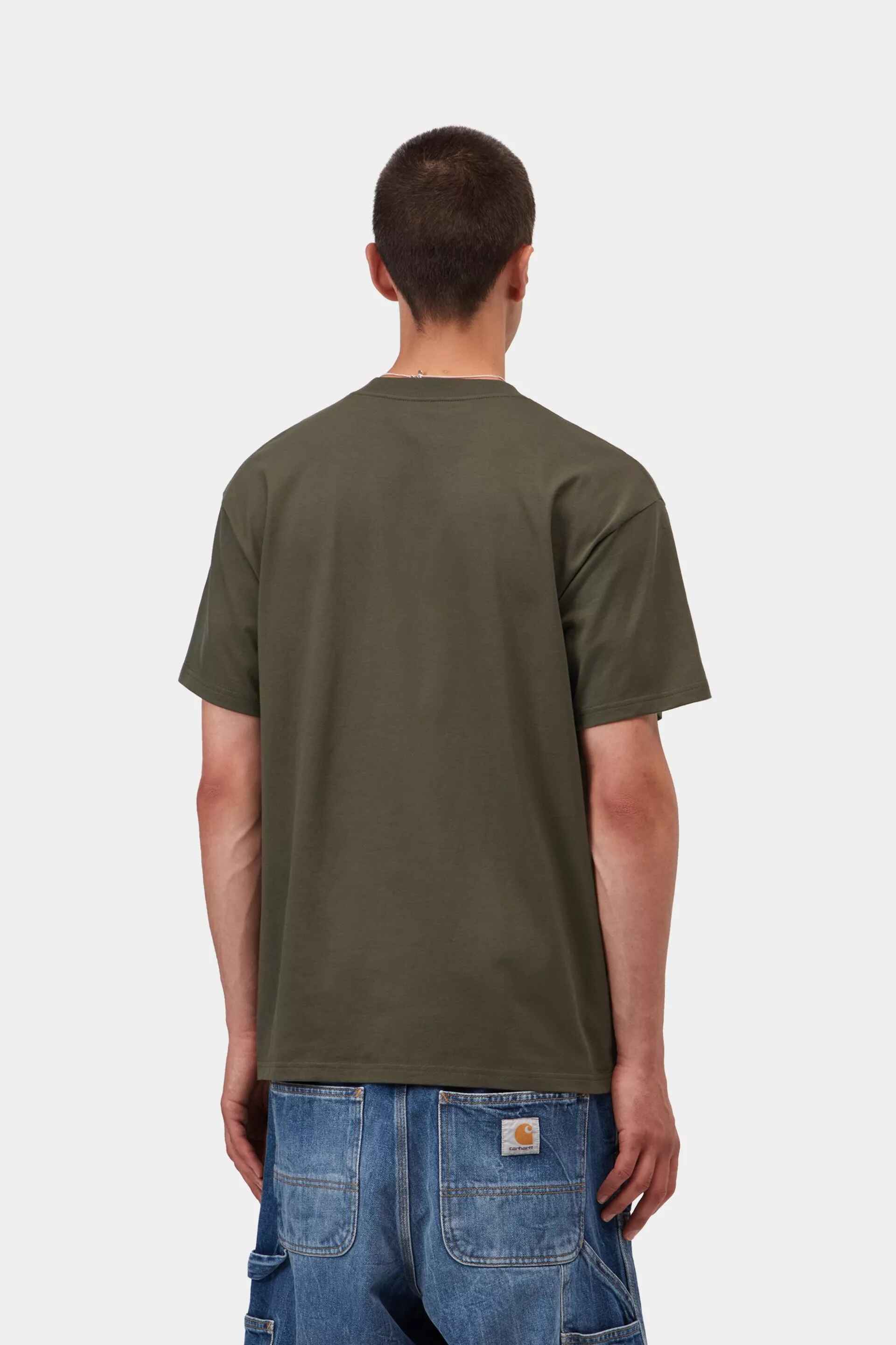 S/S Script Embroidery T-Shirt