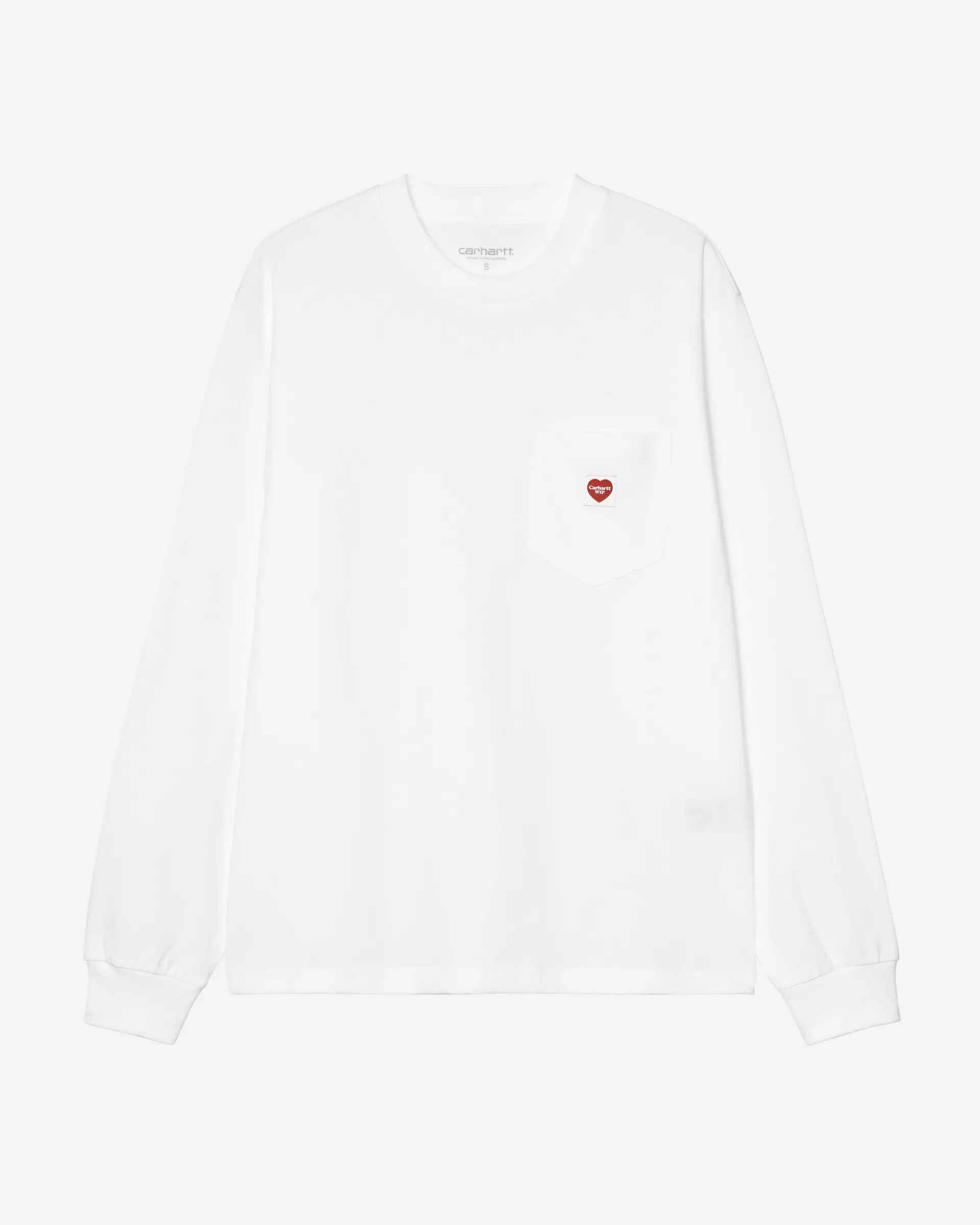 Women's L/S Pocket Small Heart T-Shirt