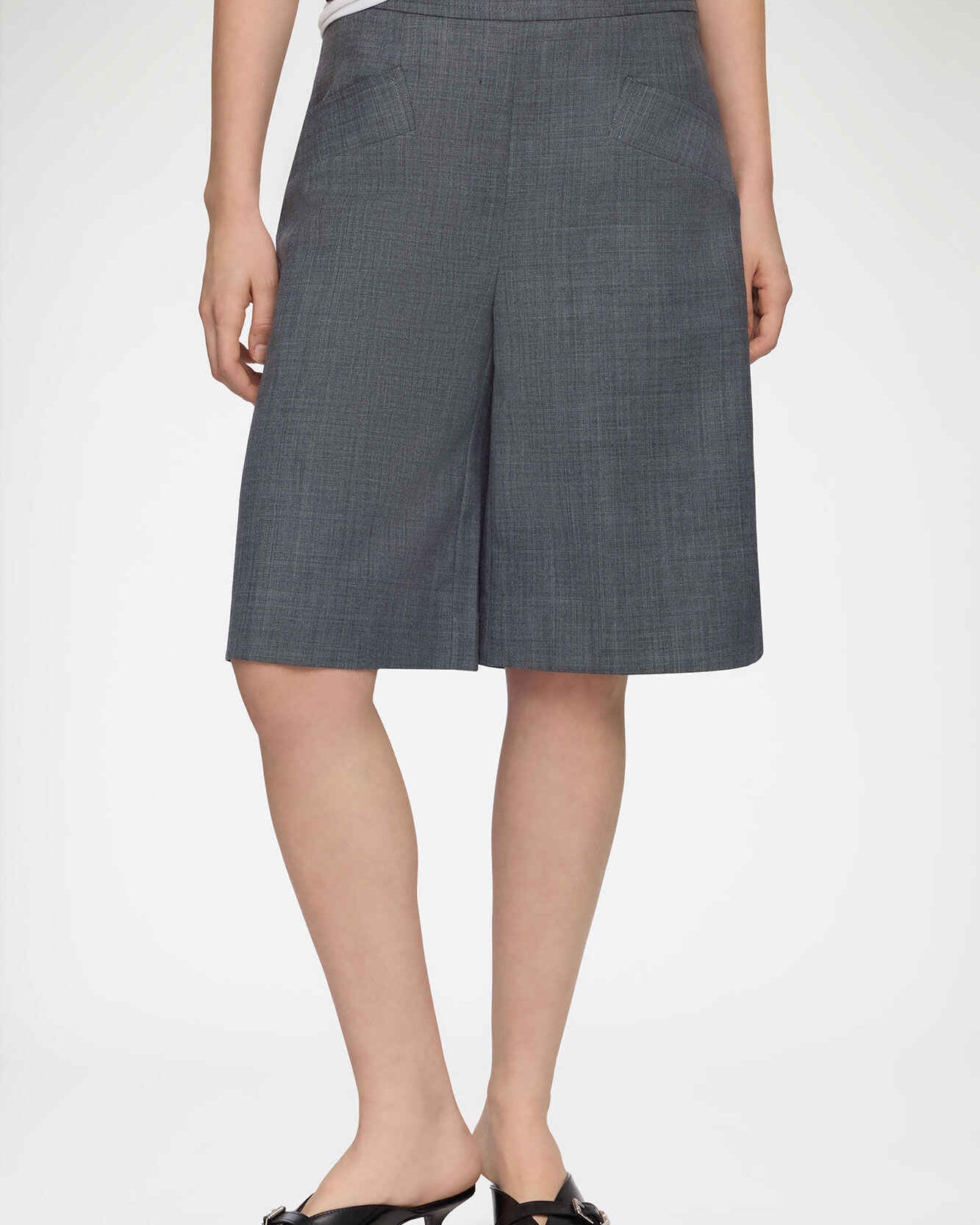 Shorts aus Wollmischung