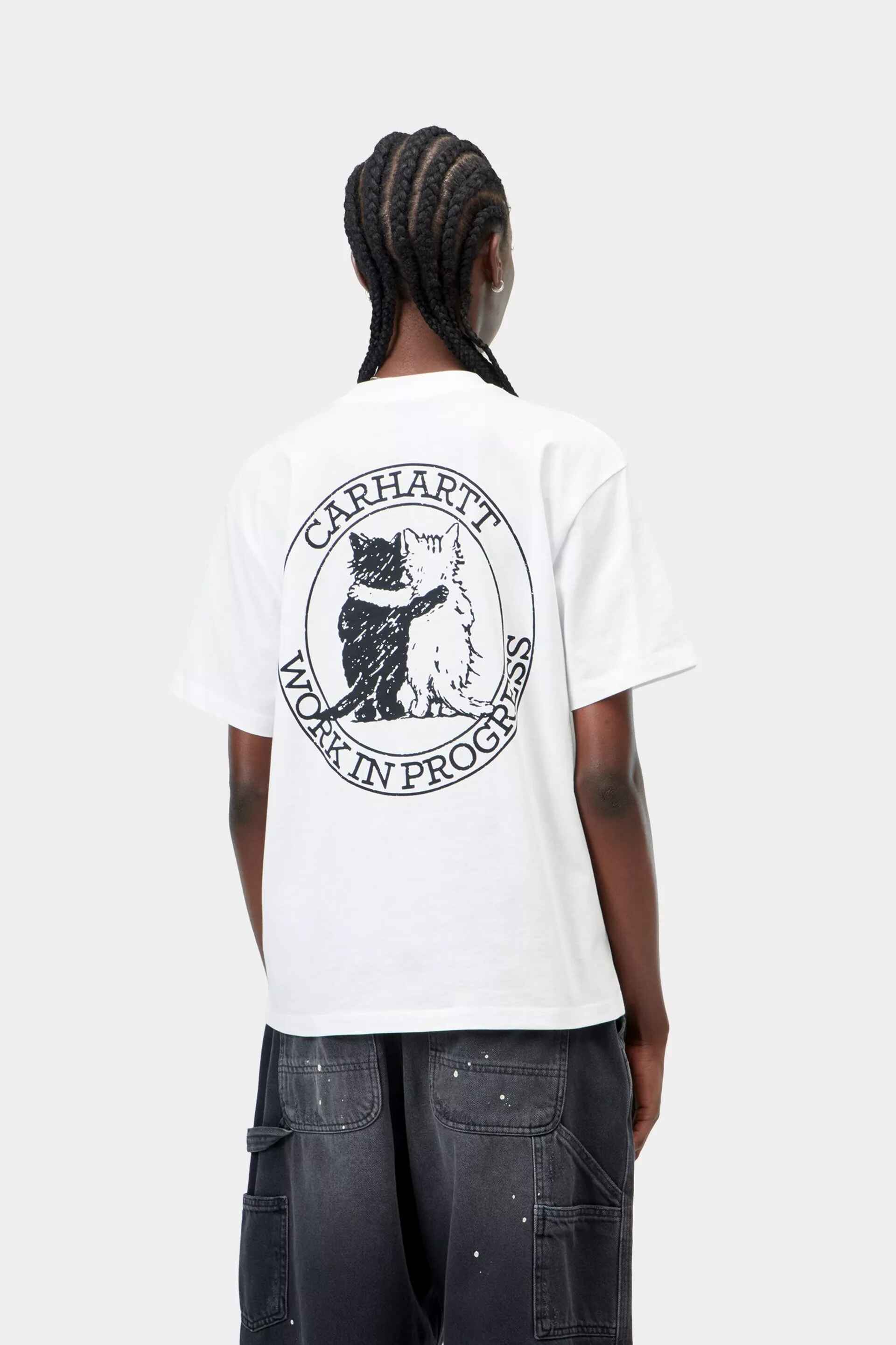 Women's S/S Hugging Cats T-Shirt