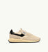 SNEAKERS REELWIND LOW AUS NYLON UND WILDLEDER IN ECRU UND SCHWARZ