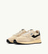 SNEAKERS REELWIND LOW AUS NYLON UND WILDLEDER IN ECRU UND SCHWARZ