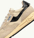 SNEAKERS REELWIND LOW AUS NYLON UND WILDLEDER IN ECRU UND SCHWARZ