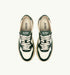 SNEAKERS MEDALIST LOW AUS LEDER IN MARSHMALLOW UND GRÜN
