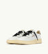 SNEAKERS MEDALIST LOW AUS LEDER IN WEISS UND LEOPARD