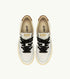 SNEAKERS MEDALIST LOW AUS LEDER IN WEISS UND LEOPARD