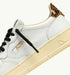 SNEAKERS MEDALIST LOW AUS LEDER IN WEISS UND LEOPARD