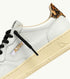 SNEAKERS MEDALIST LOW AUS LEDER IN WEISS UND LEOPARD