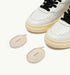 SNEAKERS MEDALIST LOW AUS LEDER IN WEISS UND LEOPARD