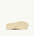 SNEAKERS MEDALIST LOW AUS LEDER IN WEISS UND WILDLEDER IN MOGANO