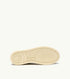 SNEAKERS MEDALIST LOW AUS LEDER IN WEISS UND WILDLEDER IN MOGANO