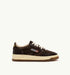 SNEAKERS MEDALIST LOW AUS WILDLEDER UND LEDER IN MUSTANG UND MARRONE