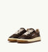 SNEAKERS MEDALIST LOW AUS WILDLEDER UND LEDER IN MUSTANG UND MARRONE