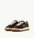 SNEAKERS MEDALIST LOW AUS WILDLEDER UND LEDER IN MUSTANG UND MARRONE