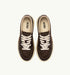 SNEAKERS MEDALIST LOW AUS WILDLEDER UND LEDER IN MUSTANG UND MARRONE