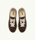 SNEAKERS MEDALIST LOW AUS WILDLEDER UND LEDER IN MUSTANG UND MARRONE