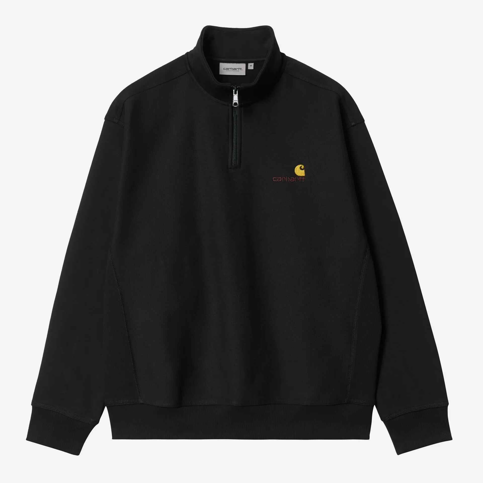Sweatshirt Half Zip American Script