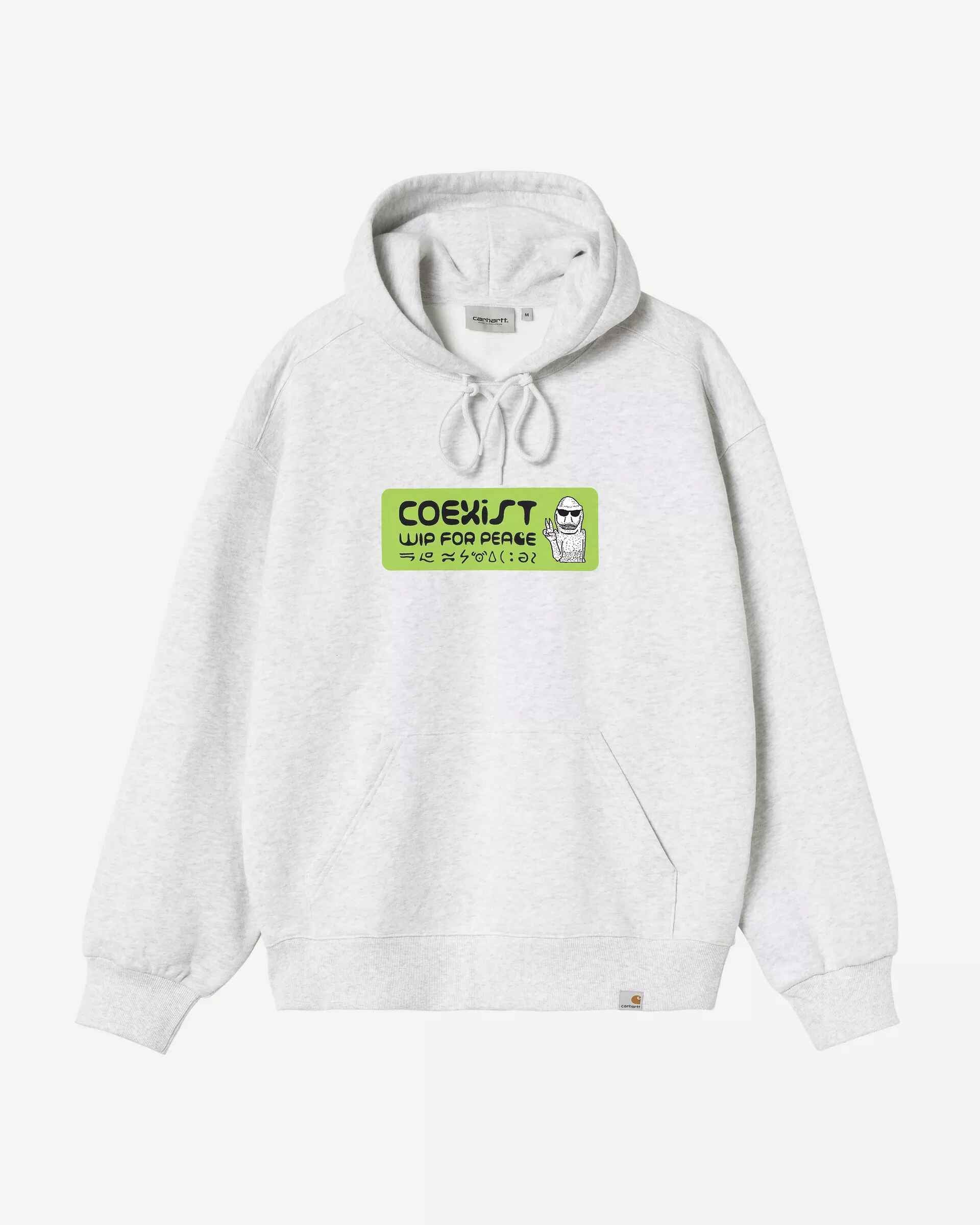 Hooded Bumper Sticker Sweatshirt