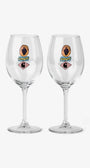 Stacked Grapes Wine Glass Set