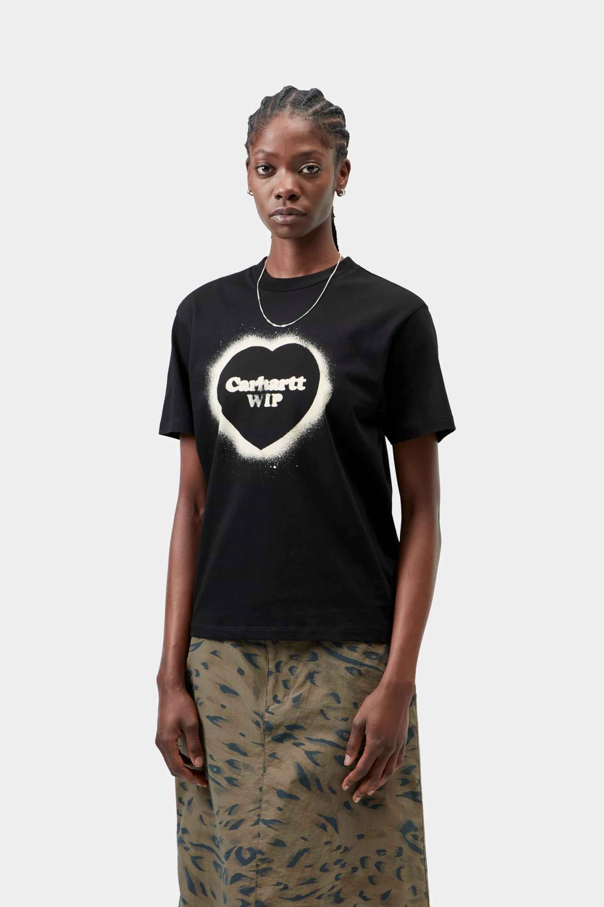 Women's S/S Spray Heart T-Shirt