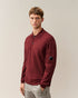 Extrafine Merino Wool Lens Polo Sweater
