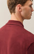 Extrafine Merino Wool Lens Polo Sweater
