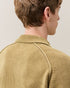 Chenille Cotton Lens Polo Sweater