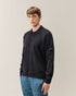 Chenille Cotton Lens Polo Sweater