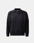 Chenille Cotton Lens Polo Sweater