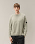 Chenille Cotton Lens Crewneck Sweater