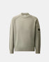 Chenille Cotton Lens Crewneck Sweater