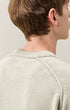 Chenille Cotton Lens Crewneck Sweater