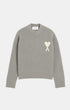 Pullover aus grauem Alpaka