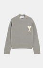 Pullover aus grauem Alpaka