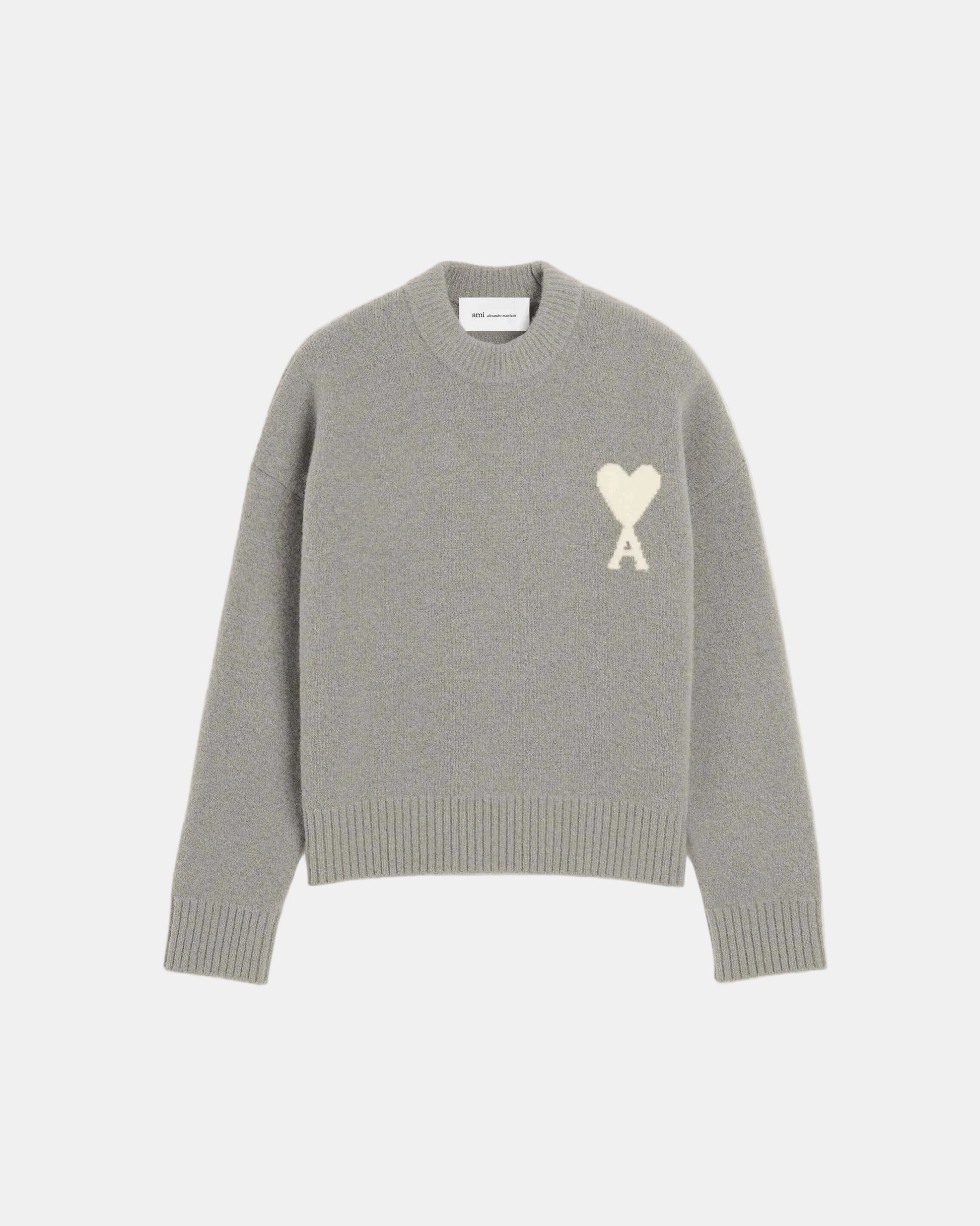 Pullover aus grauem Alpaka
