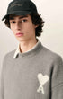 Pullover aus grauem Alpaka