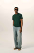 Ami -T-Shirt A258VertBouteilleNoir