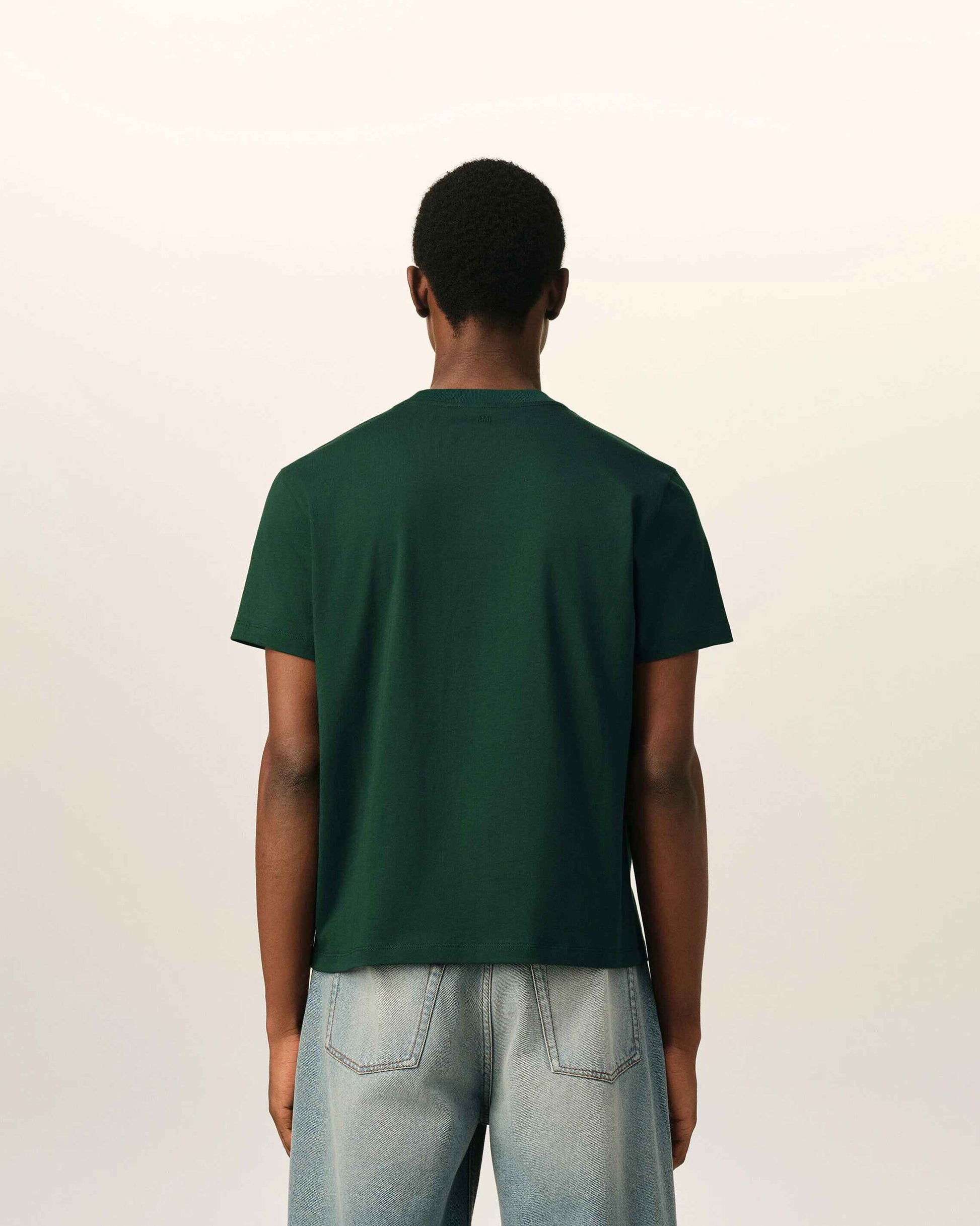 Ami -T-Shirt A258VertBouteilleNoir