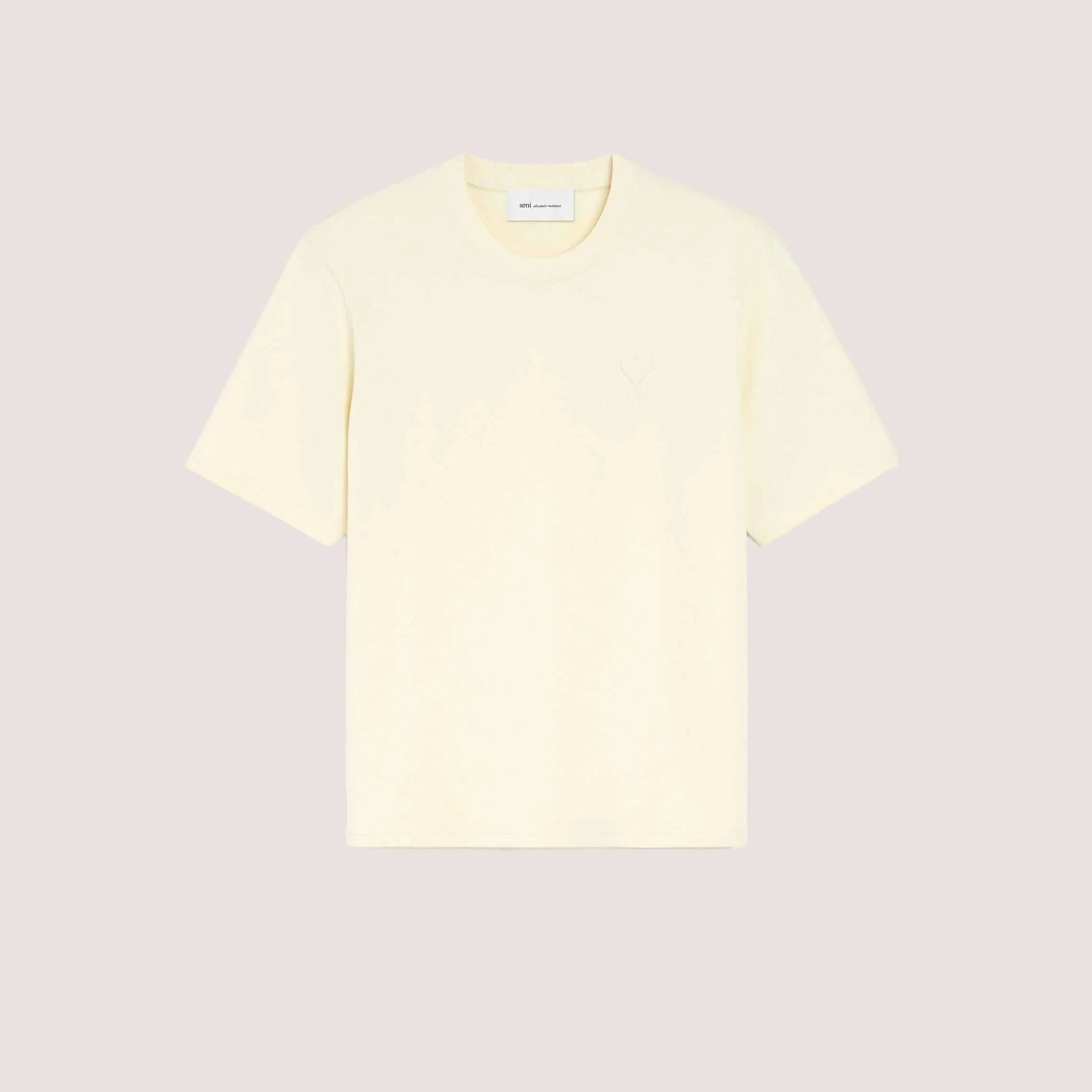 T-Shirt aus weißer Baumwolle mit Prägung