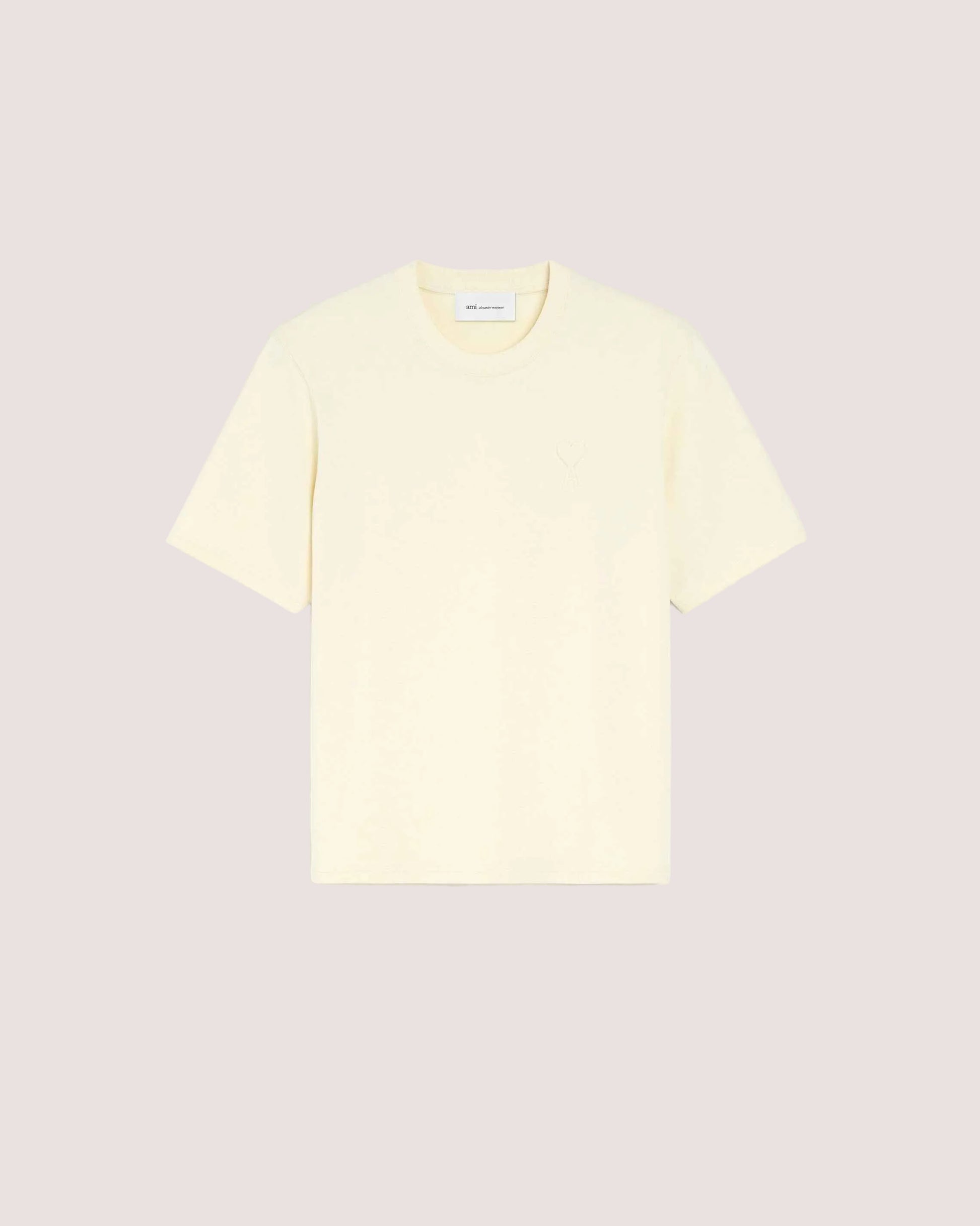 T-Shirt aus weißer Baumwolle mit Prägung
