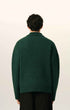 Poloshirt aus grüner Alpakawolle