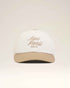 Beige-weiße Ami Paris Baumwollkappe